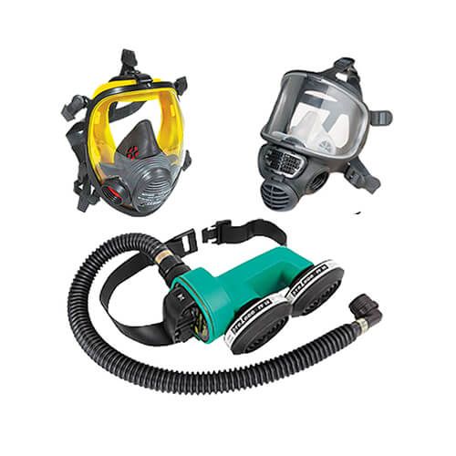 Masque électrique de protection, Système de respirateur à masque à