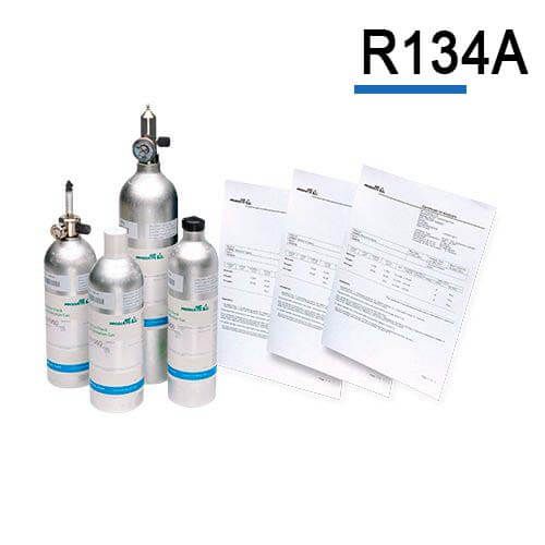 Bouteille gaz étalon R134A pour calibration ou étalonnage détecteurs gaz