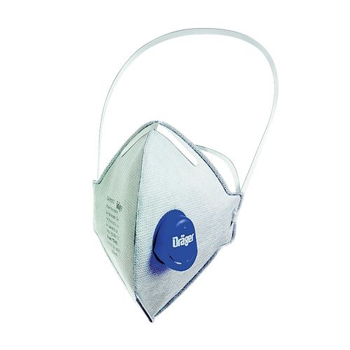 Masque de protection anti-poussières Flexinet 823 FFP2 OV anti-odeur forme  coque avec valve - PAREDES